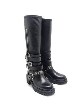 Dior D-fight Long Boots Black